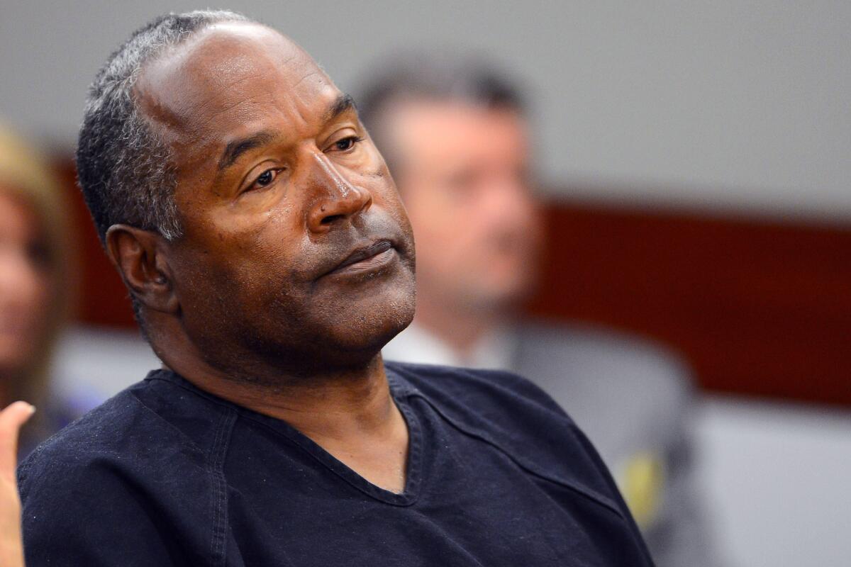O.J. Simpson was convicted in 2008 of robbery and kidnapping in Las Vegas, which sent him to prison for up to 33 years.