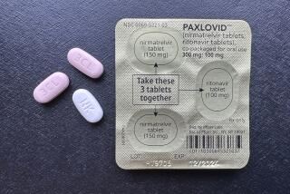 The Pfizer drug Paxlovid is photographed in New York on Feb. 6, 2024. (AP Photo/Stephanie Nano)