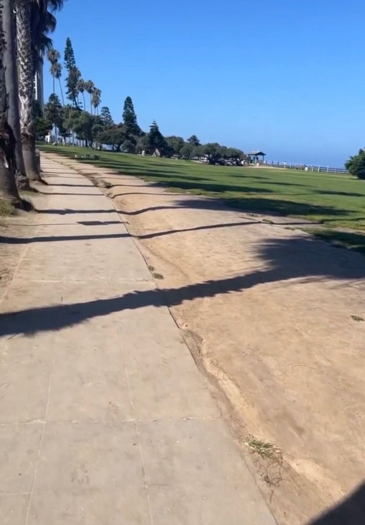 Widening the sidewalk next to Scripps Park tops the list of La Jolla groups' desired community projects.