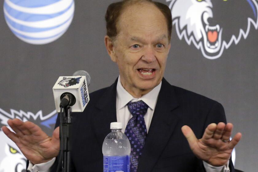 Minnesota Timberwolves team owner Glen Taylor, shown in June, criticized former star player Kevin Love during a radio interview on Tuesday.
