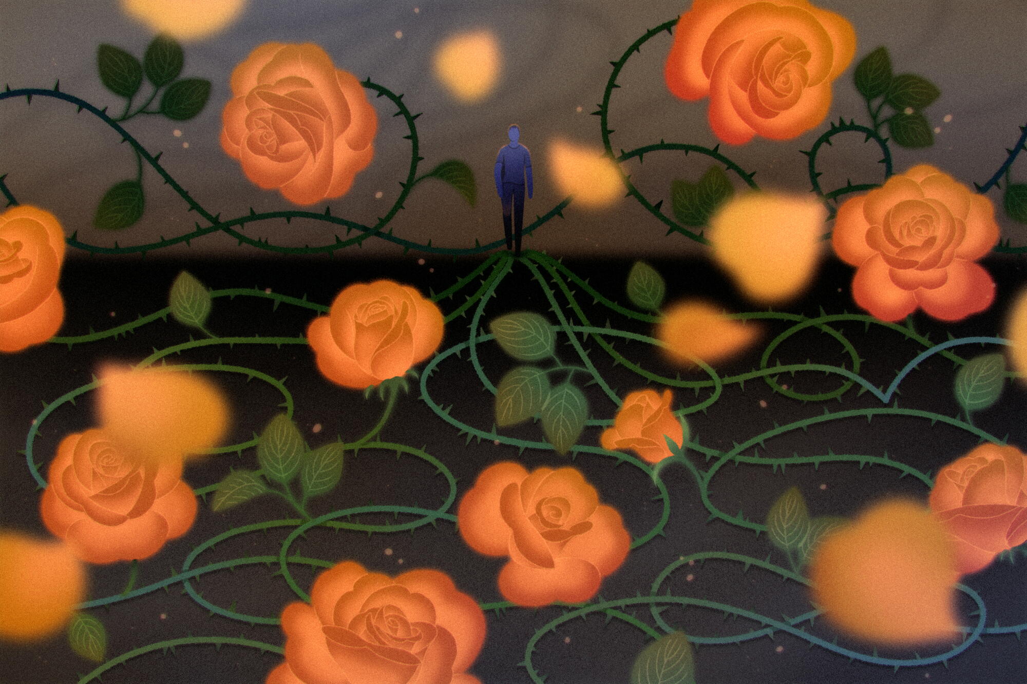 Spooky Bramble Roses Is there a cure for grief? The medical world is looking for one - Los ...