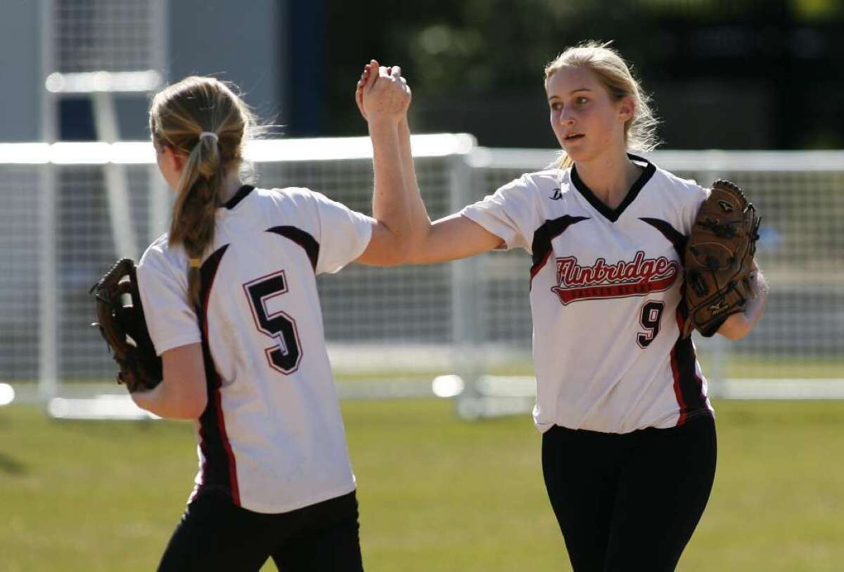 ARCHIVE PHOTO: Flintridge Sacred Heart Academy's Sumner Hanula, left, and Kelly Jacobs are both All-Area selections.