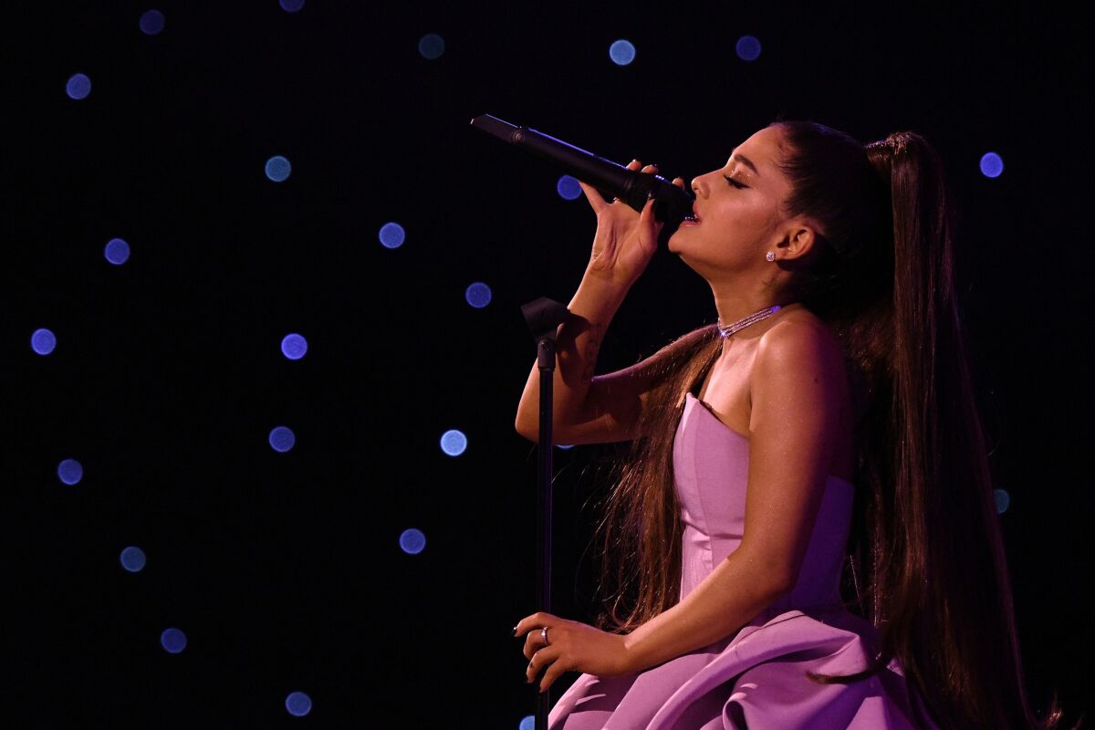 Ariana Grande is scheduled to headline April's Coachella festival in Indio.