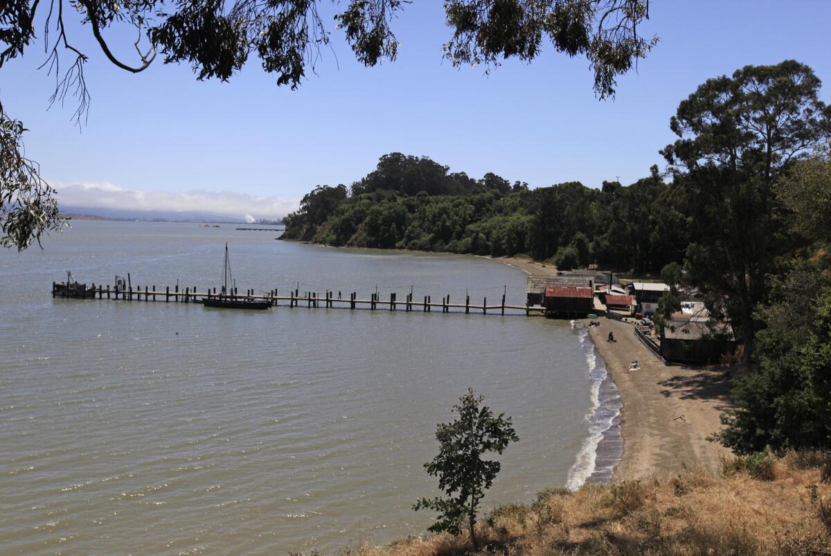 A replica of a Chinese junk is docked at at China Camp State Park on the shore of San Pablo Bay in 2011. An independent panel has been charged with the task of examining the troubled state park system.