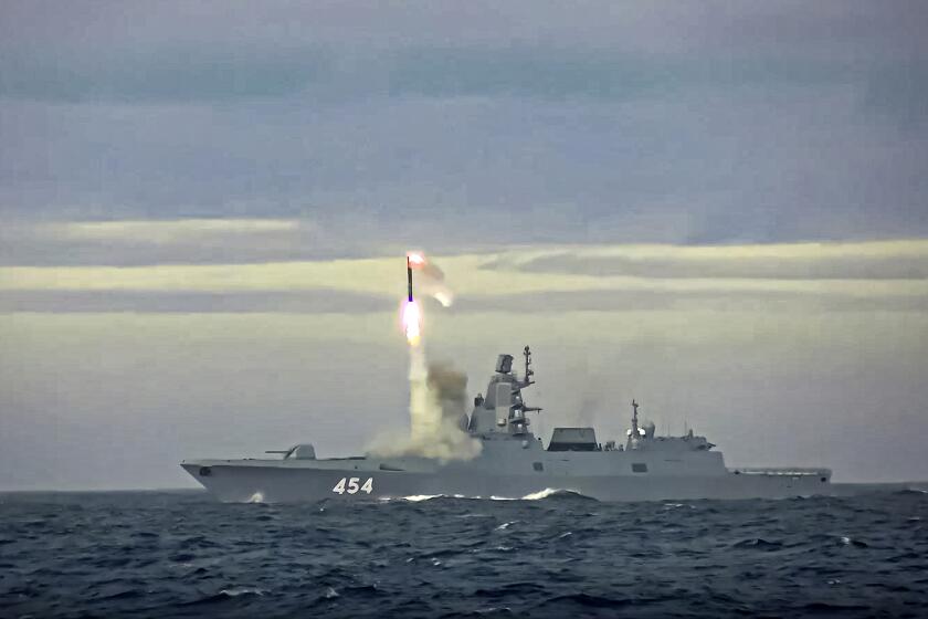 Russia says it test-fired anti-ship missiles in Sea of Japan