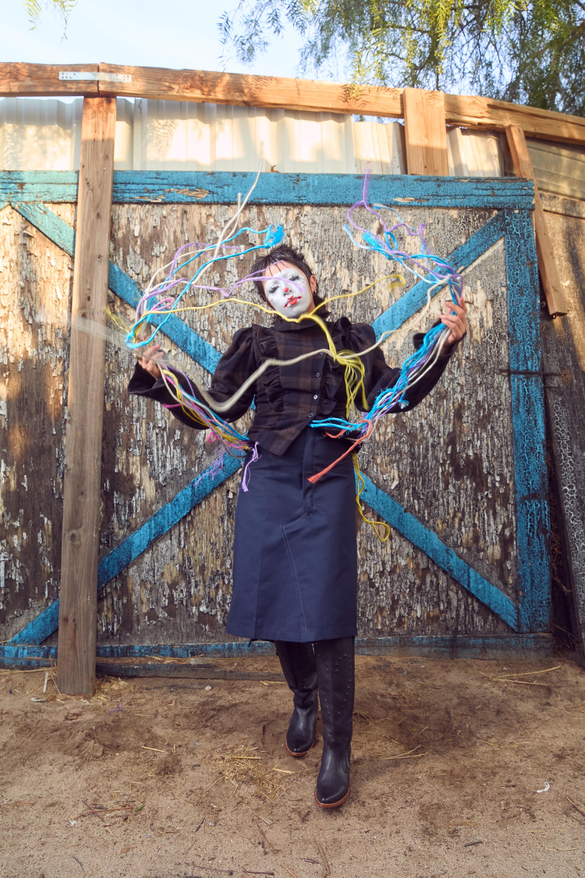 Image March 2025 connected clowning. Photography by Yulissa Mendoza For The Times.