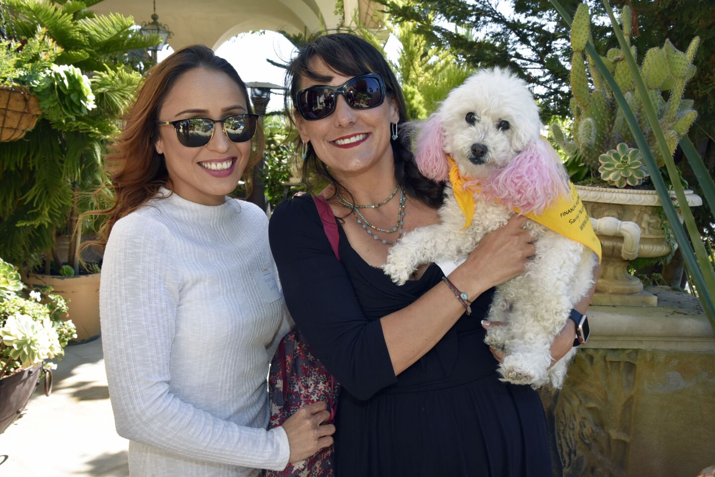 Veronica Gaeta, Christina Kremers with Pinky