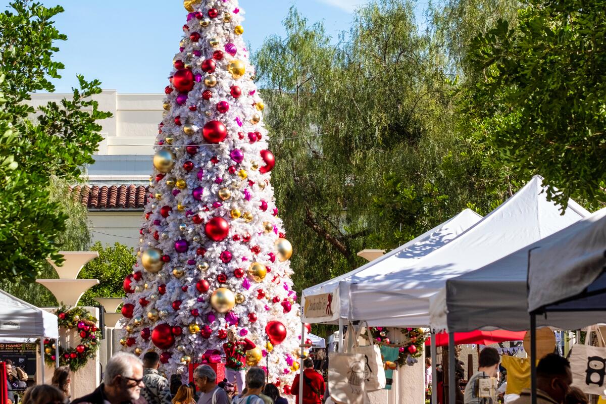 LA's Union Station Holiday Market.