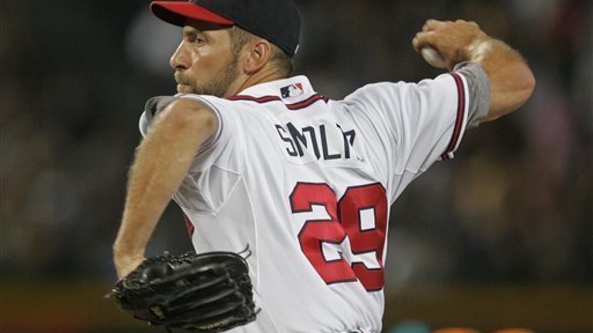 Teixeira, Smoltz lift Braves