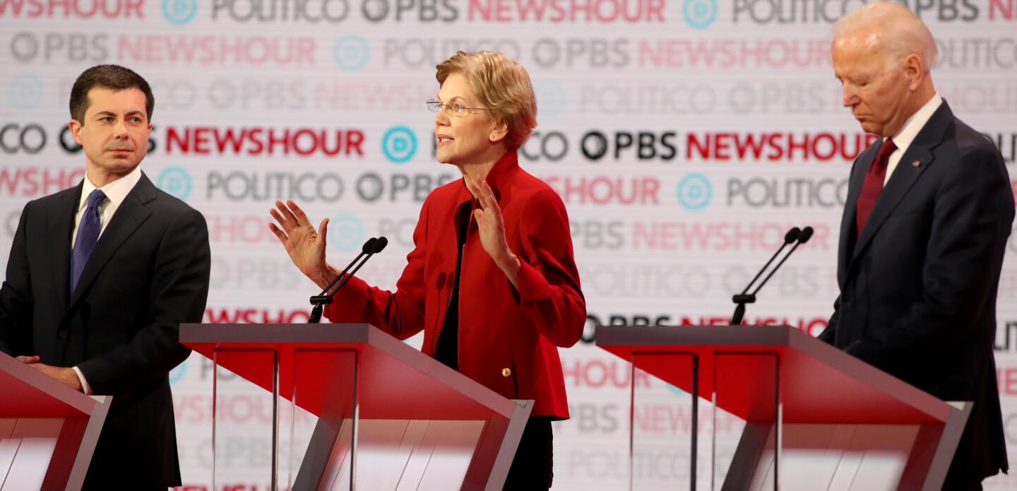 Democratic presidential debate in L.A.