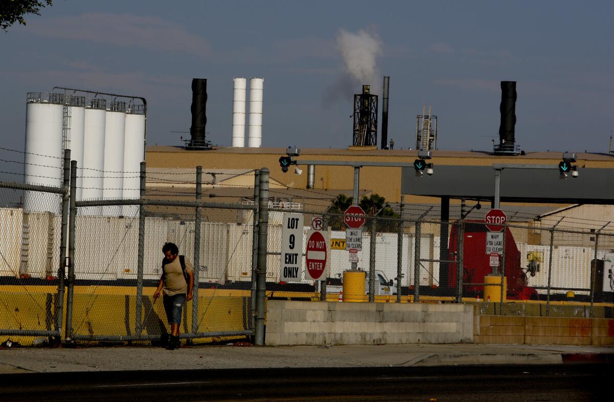 More than 250,000 people in southeast Los Angeles could be affected by Exide Technologies emissions, authorities say, though it is unclear if anyone has been harmed.