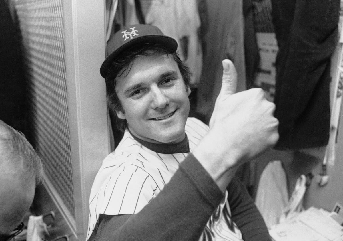 Mets pitcher Tug McGraw in 1973.