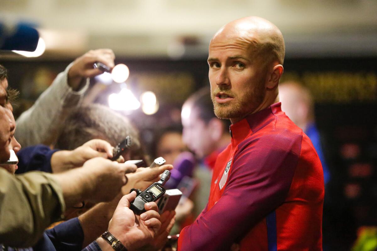 Michael Bradley, captain of the U.S. men's team, says that the experience of several team members is a big plus going into Copa America quarterfinal game with Ecuador.