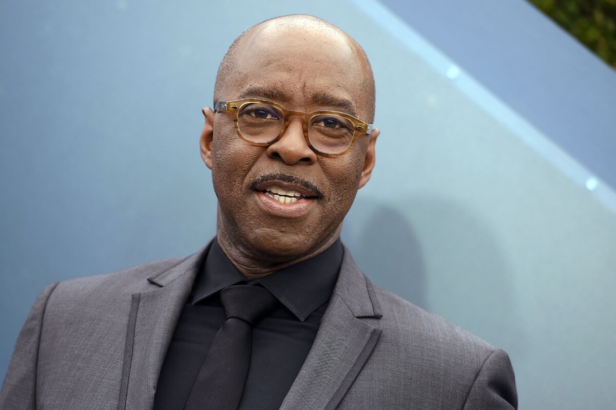FILE - In this Jan. 19, 2020, file photo, Courtney B. Vance arrives at the 26th annual Screen Actors Guild Awards at the Shrine Auditorium & Expo Hall in Los Angeles. Netflix is canceling its South by Southwest screenings and events amid concerns about the outbreak of the new coronavirus. A company spokesperson confirmed to the Associated Press on Wednesday, March 4, 2020, that the streamer is pulling out of the annual Austin-based festival, which kicks off next week. The company had planned to screen the feature film “Uncorked,” with Vance, and four docuseries. (Photo by Jordan Strauss/Invision/AP, File)