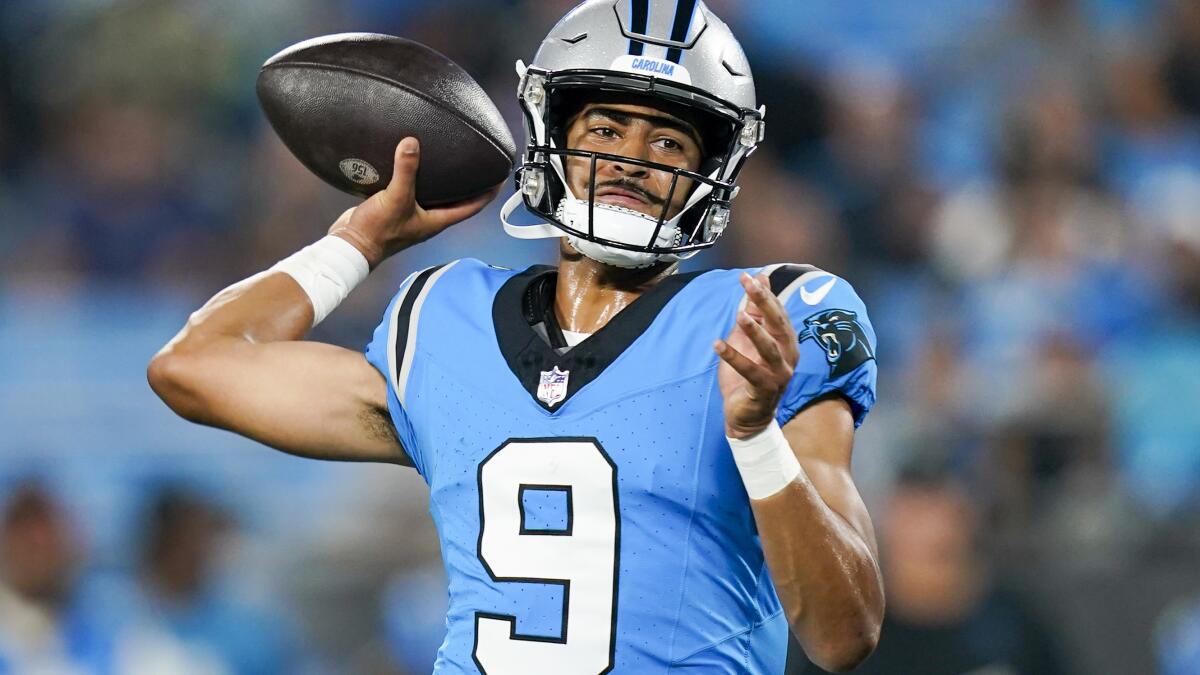 Panthers rookie QB Bryce Young to make first start in opener against rival  Falcons - The San Diego Union-Tribune