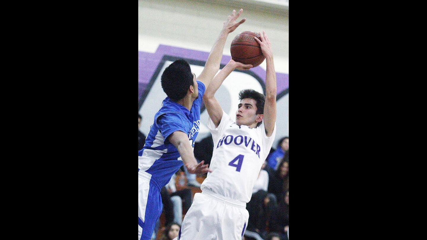 Photo Gallery: Pacific League boys' basketball, Hoover vs. Burbank