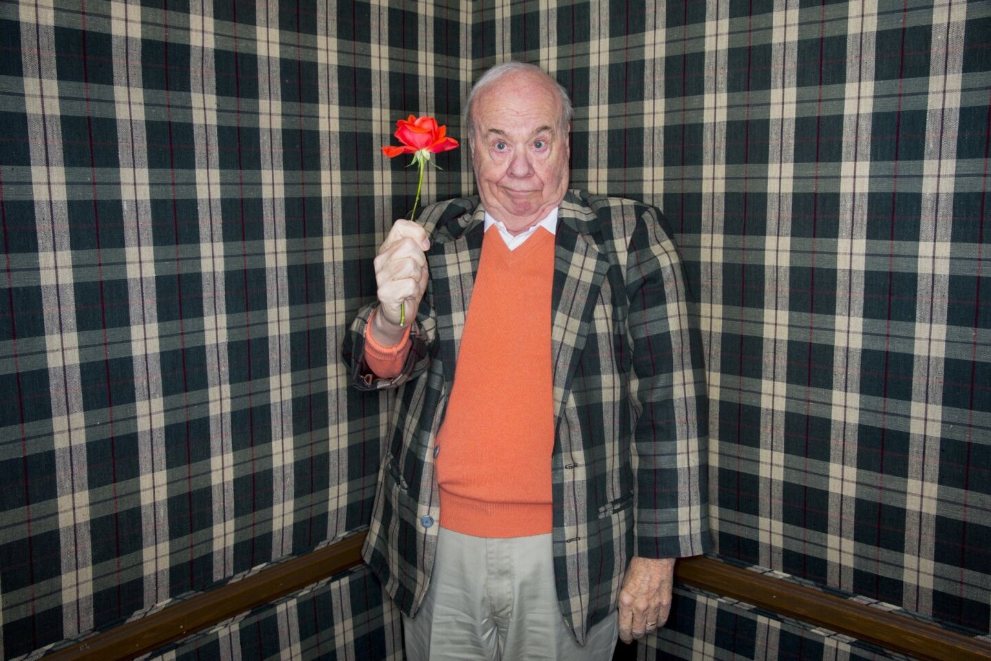 Emmy Award-winning actor and comedian Tim Conway is photographed in his Los Angeles area home. He's written an autobiography, "What's So Funny? My Hilarious Life."
