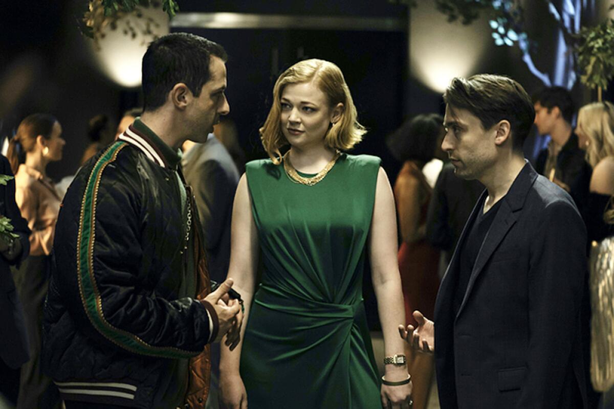 sarah snook green dress WornOnTV: Shiv's green tie waist dress on Succession | Sarah Snook