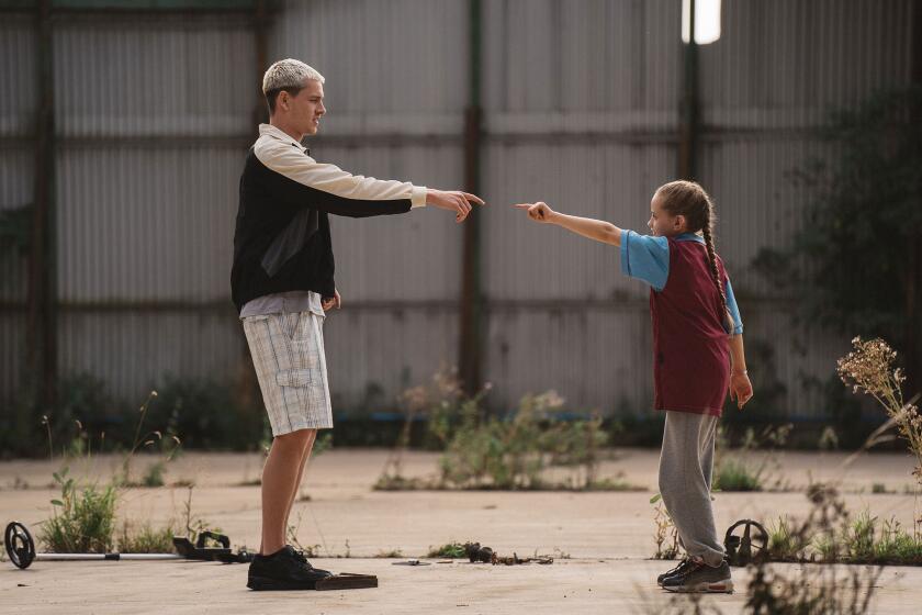 Harris Dickinson and Lola Campbell in the movie "Scrapper," which won the grand jury prize in the 2023 Sundance Film Festival's World Cinema dramatic competition.