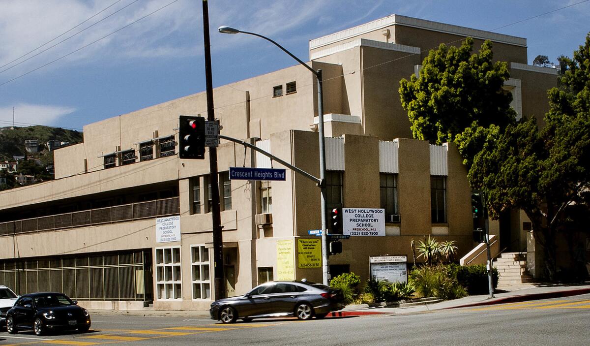 The West Hollywood College Preparatory School allegedly housed one of the test centers involved in the college admissions scandal.