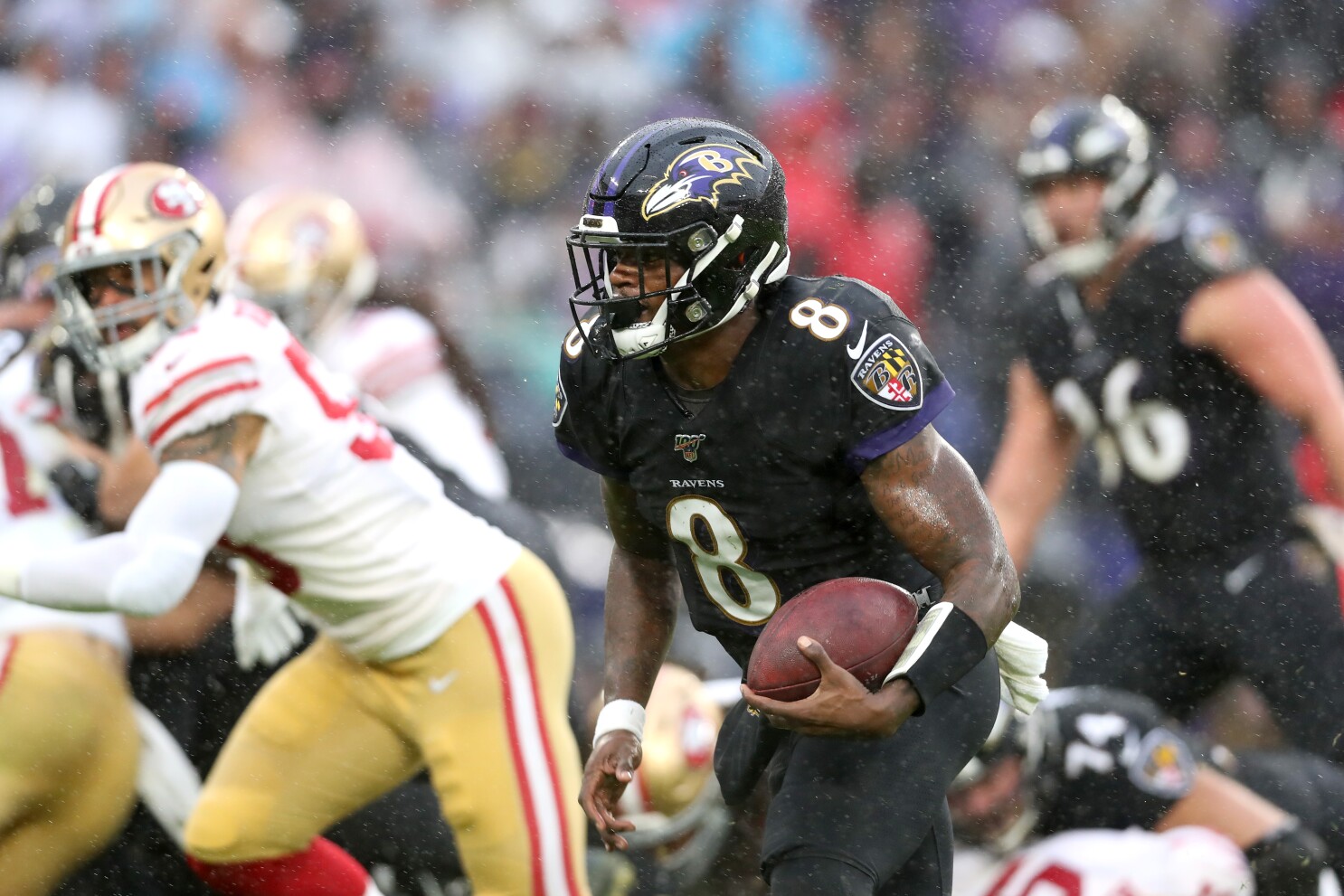Nfl Roundup Ravens Defeat 49ers For Eighth Consecutive Win Los Angeles Times