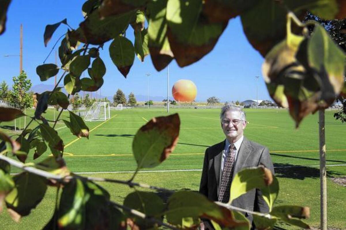 Irvine Councilman Larry Agran at the Great Park in 2013.