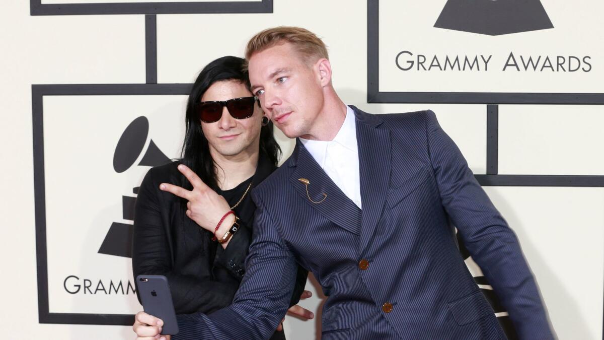 Skrillex, left, has paid $6 million for more than an acre of land in a luxury Malibu community.