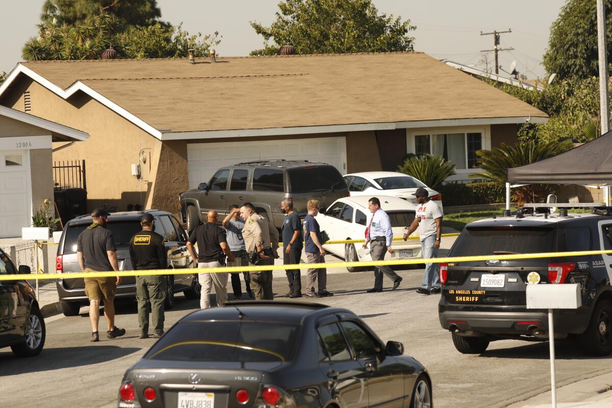 An investigation is underway in Norwalk, after three men were found dead in a backyard pool