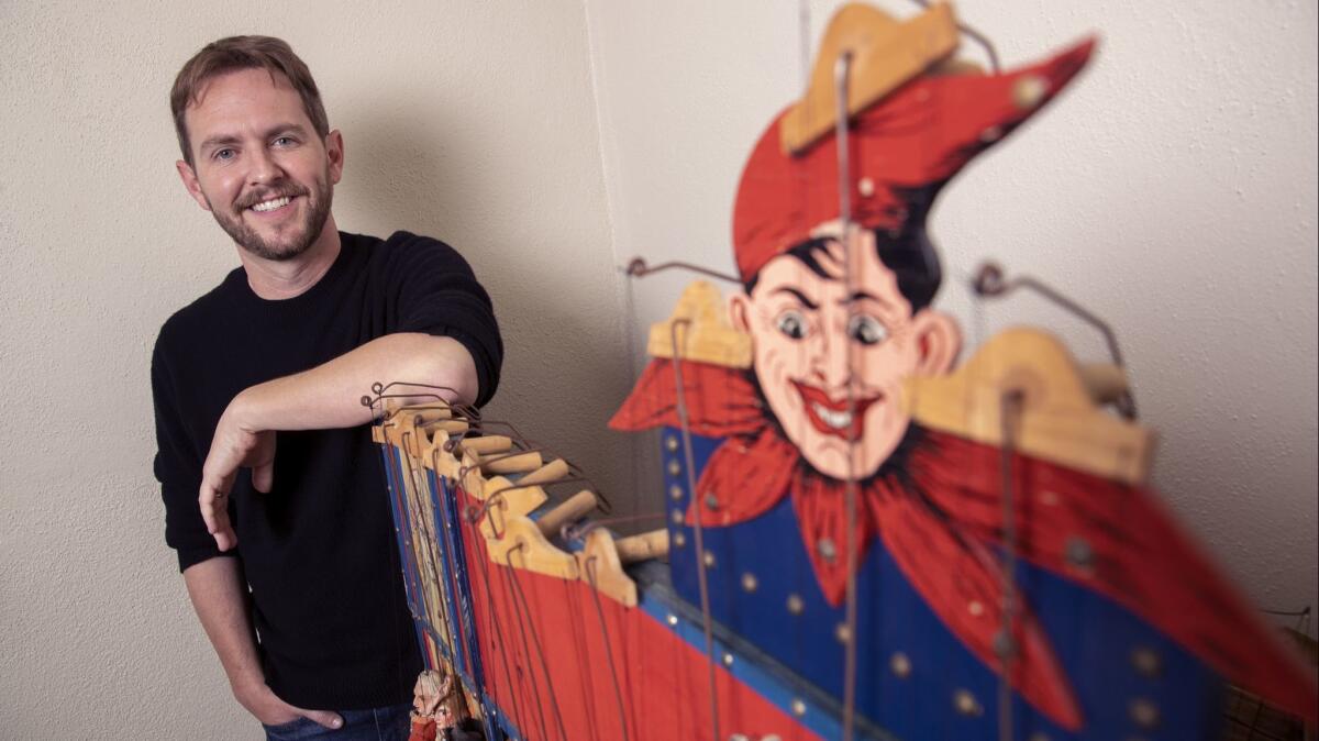 Matt Shakman, the new artistic director of the Geffen Playhouse in Westwood, photographed in his office.