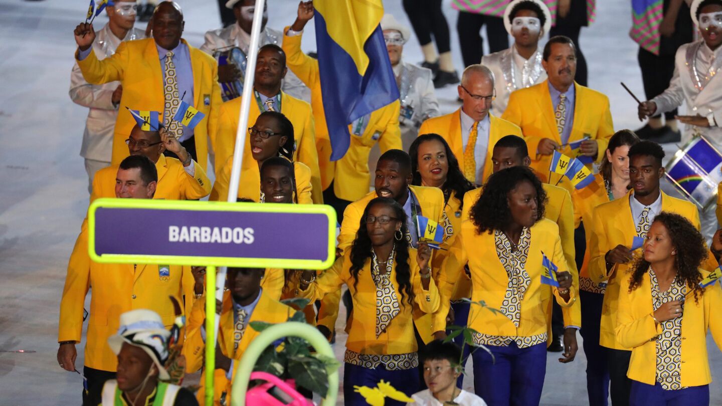 Barbados' delegation