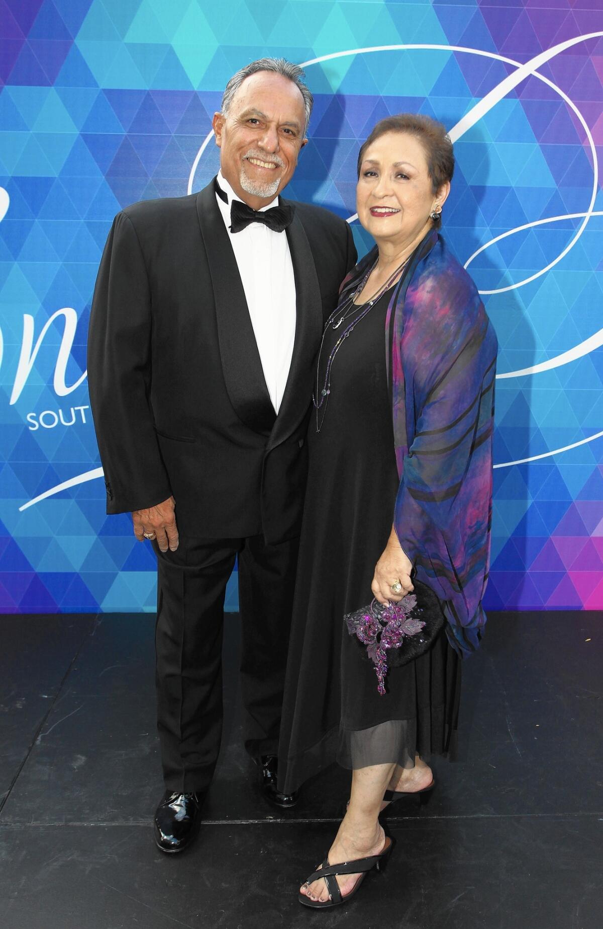 Ernesto and Socorro Vasquez, SCR gala chair of 2015 gala “Encore.”
