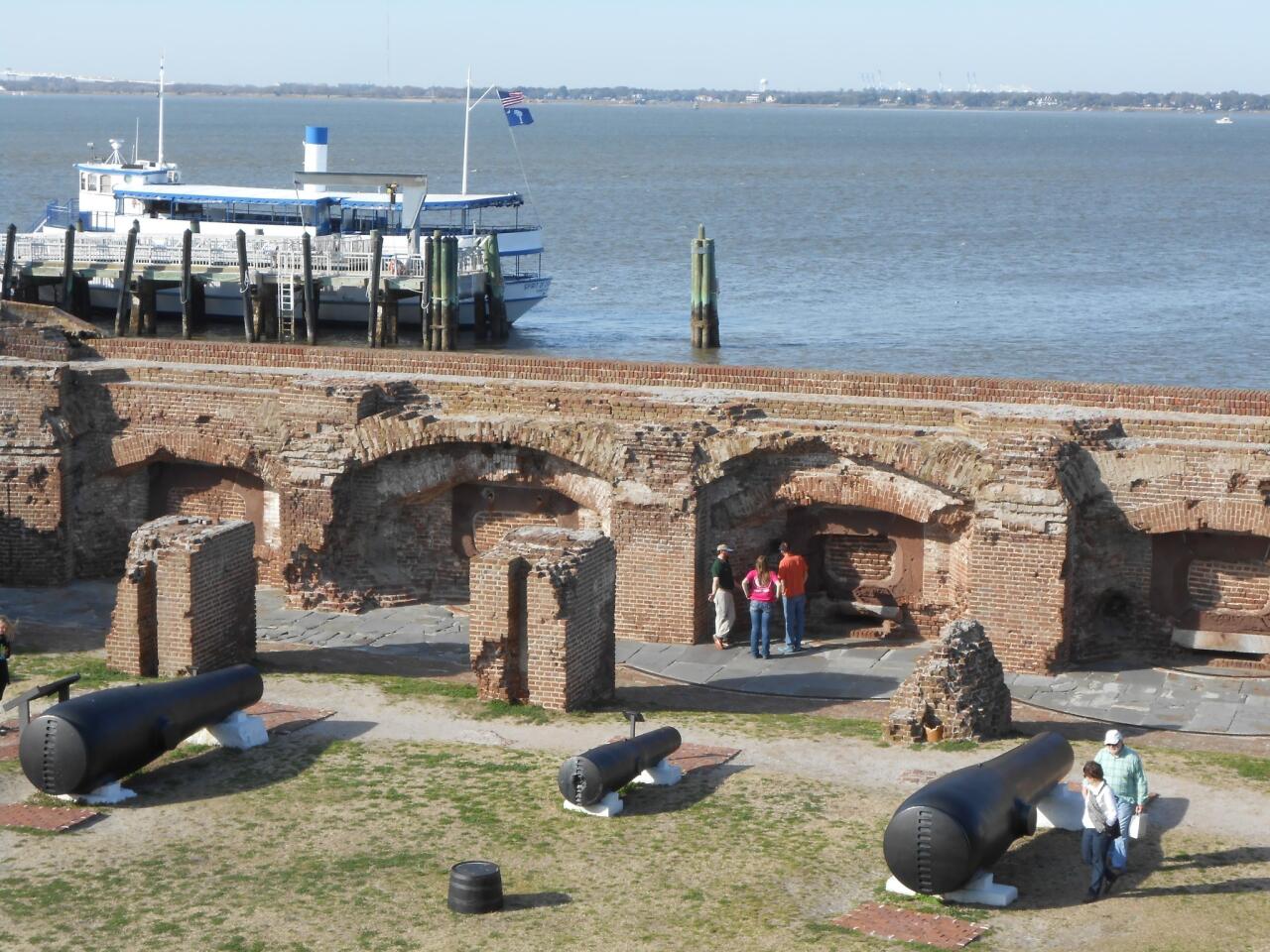 Ft. Sumter is a sea fort located in Charleston Harbor. The fort is best known as the site where the shots that started the American Civil War were fired, at the Battle of Ft. Sumter on April 12, 1861.