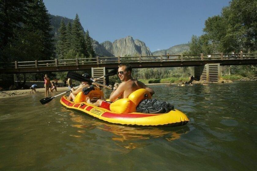 Raft rentals at Yosemite National Park are among the much-loved visitor amenities that could be jettisoned under a plan to restore the Merced River corridor to a more natural state.