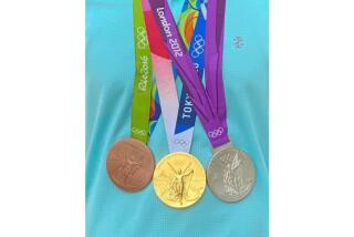 Photo of the Olympic Medals stolen in an Orange County burglary.(Photo courtesy of the Orange County Sheriff's Department)