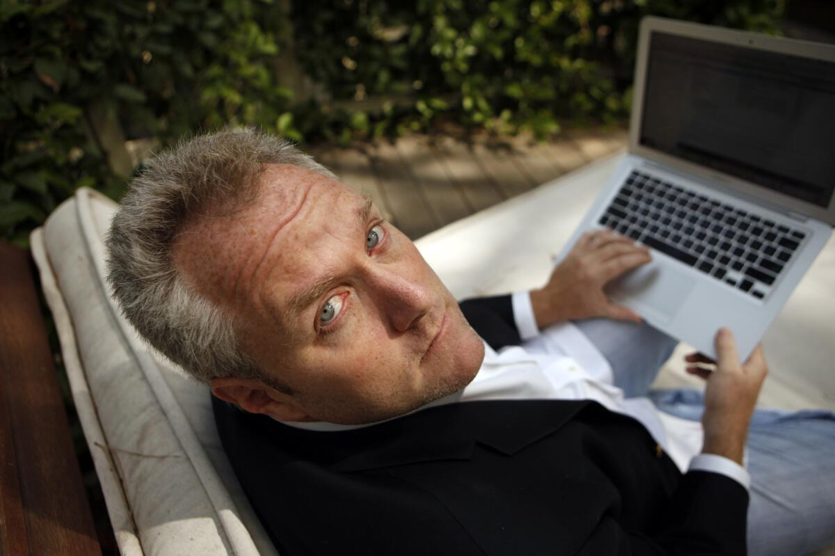 Andrew Breitbart, the Los Angeles new media entrepreneur, at his Los Angeles home in 2010.