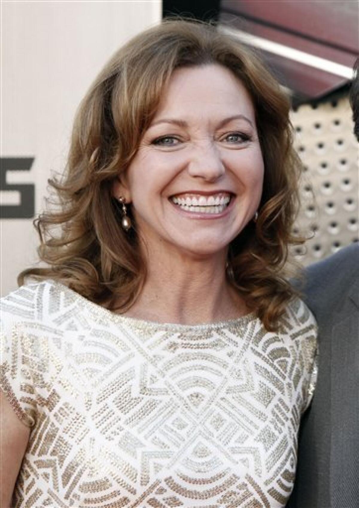 FILE - In this June 22, 2009 file photo, actress Julie White arrives to the premiere of "Transformers: Revenge of the Fallen" in Los Angeles. (AP Photo/Matt Sayles, file)