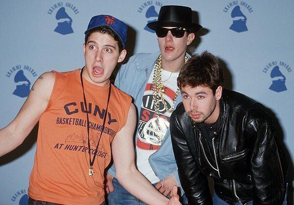 Adam "Ad-Rock" Horovitz, left, Mike "Mike D" Diamond and Adam "MCA" Yauch of the Beastie Boys.