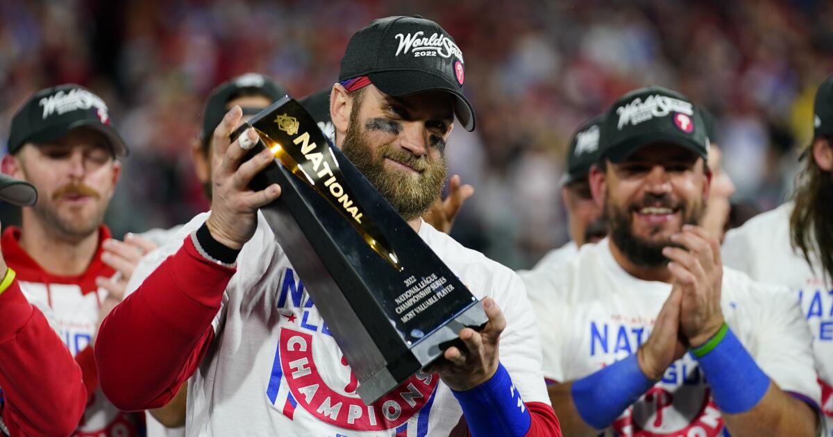 Phillies defeat Padres in NLCS, advance to the World Series - Los Angeles  Times