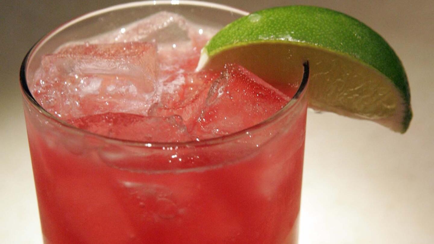 horseradish and pomegranate margarita