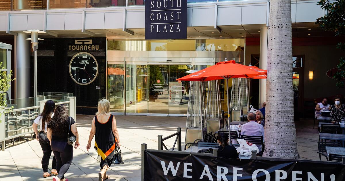 Tourneau South Coast Plaza - Los Angeles Times