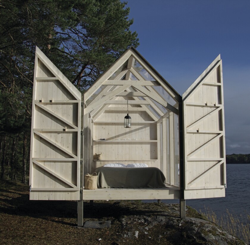 A cabin near Gothenburg, Sweden, from “Off the Grid,” designed by architects JeanArch.