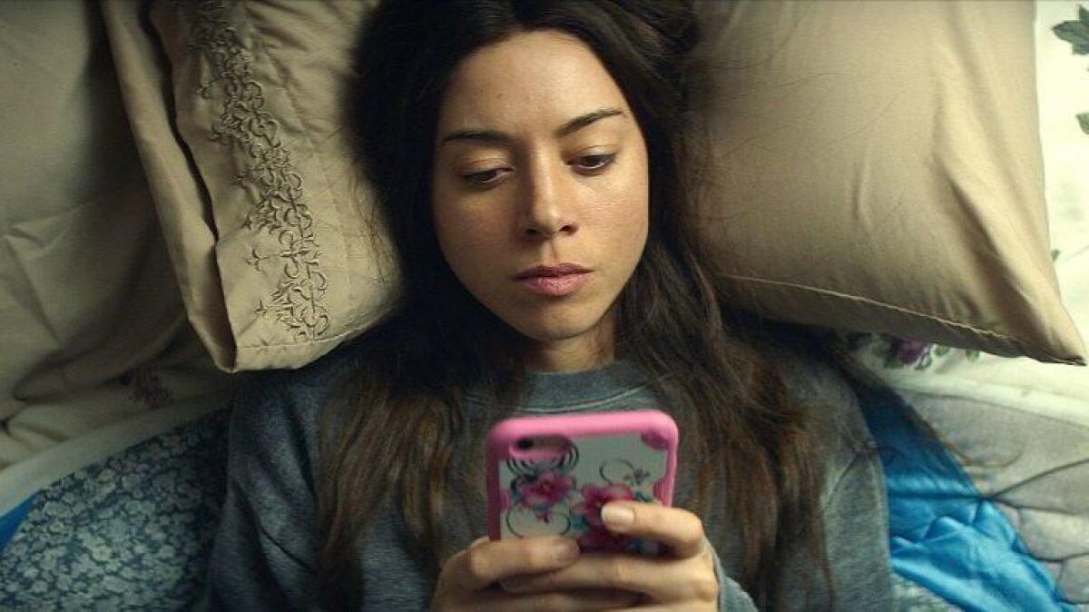 Aubrey Plaza as Ingrid Thorburn in "Ingrid Goes West."