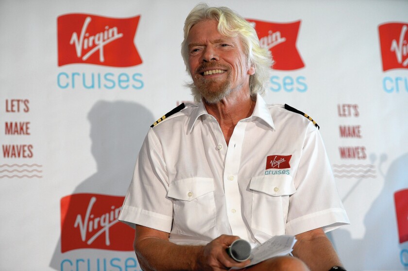 Billionaire businessman Richard Branson: "It’s incredibly important to surround yourself with people who complement you.”