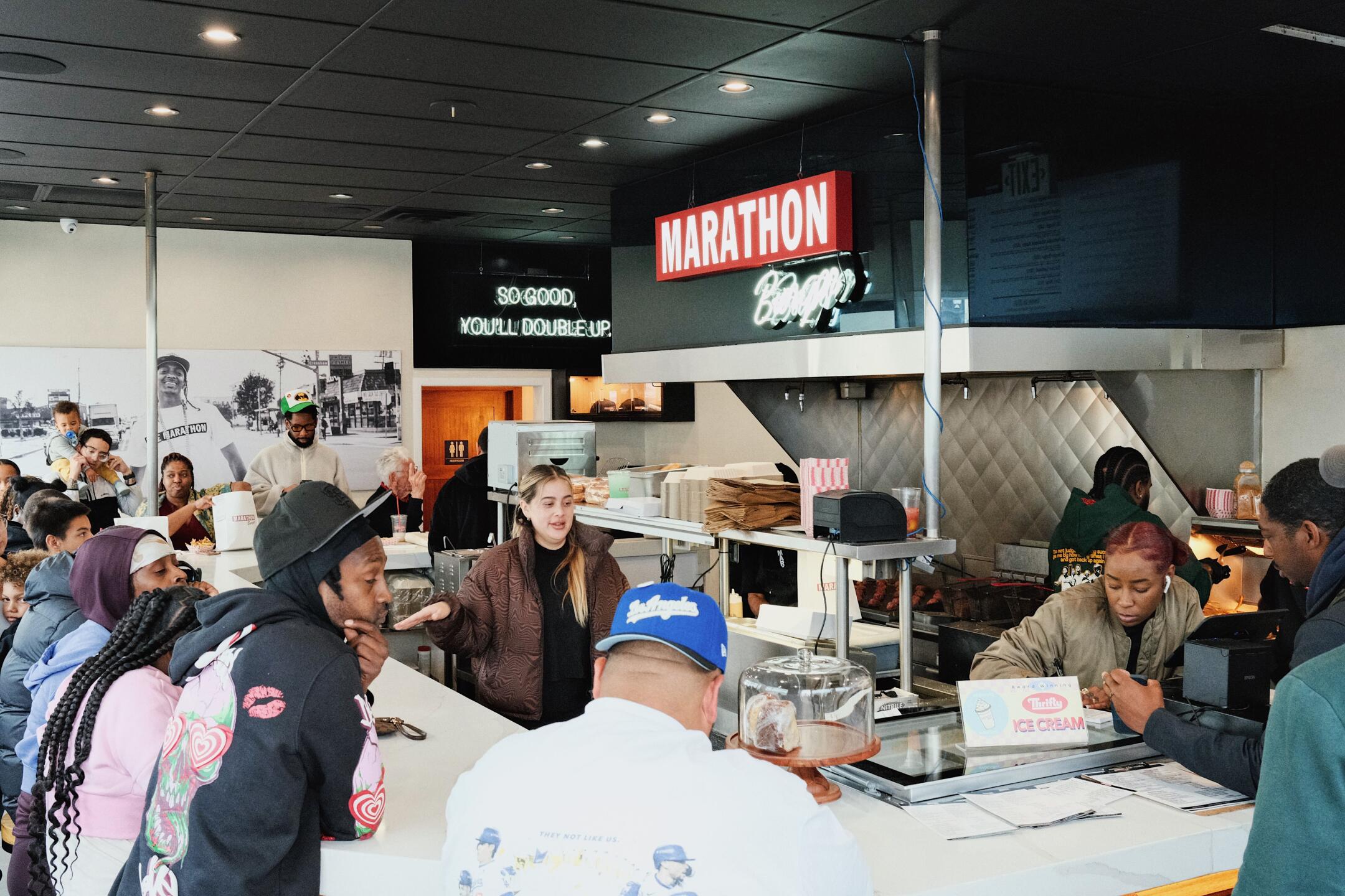 Nipsey Hussle's legacy lives on with Marathon Burger on Melrose - Los ...