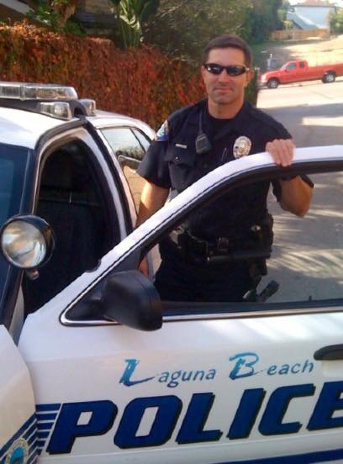 Jon Coutchie, pictured, lost his life in the line of duty for the Laguna Beach police department on Sept. 21, 2013.