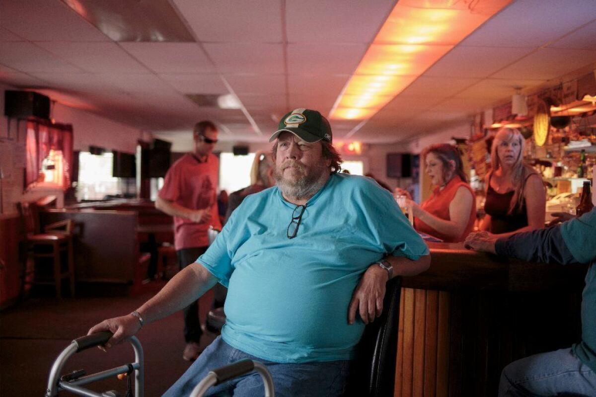 Steve Carson photographed in Parise's Lounge in Pueblo, Colorado on Tuesday, April 25, 2017.
