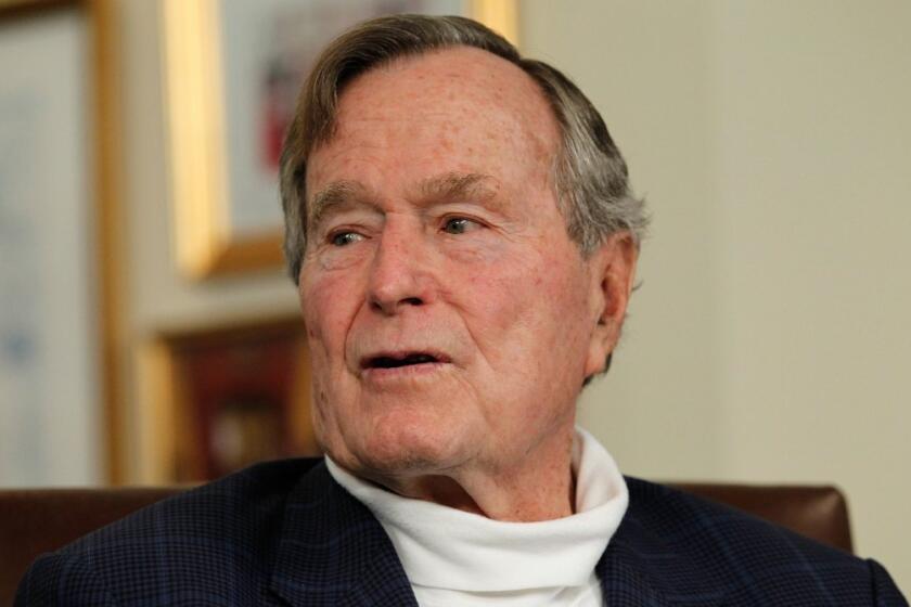 As president, he was George Bush, but when his son was elected, stories began referring to him as George H.W. Bush.