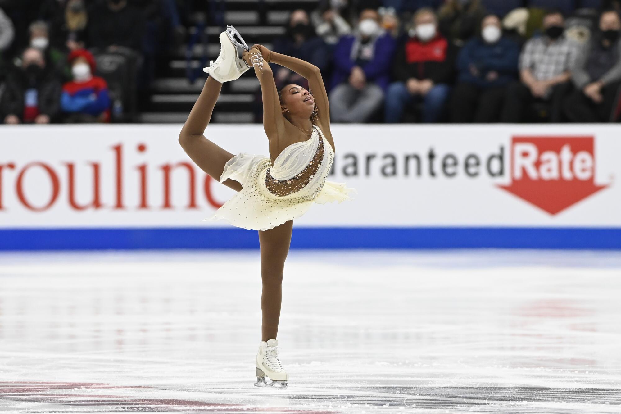 Starr Andrews competes at the U.S. figure skating championships Jan. 7 in Nashville.