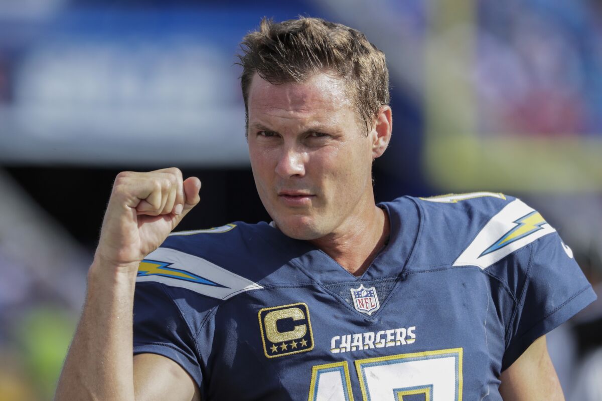 In 24 games against the Oakland Raiders, Chargers quarterback Philip Rivers has completed 64% of his passes for 6,055 yards, with 41 touchdowns and 18 interceptions.