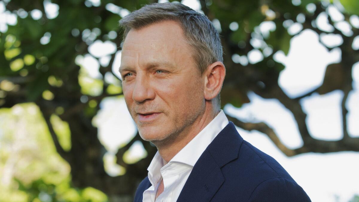 Actor Daniel Craig, star of the James Bond franchise.
